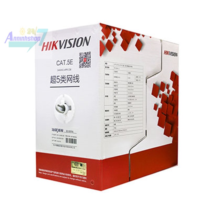 Dây cáp mạng chuyên dụng CAT5 Hikvision