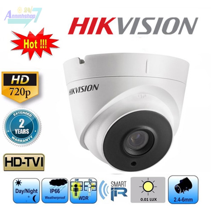 Camera hikvision DS-2CE56C0T-IT3 1Megapixel